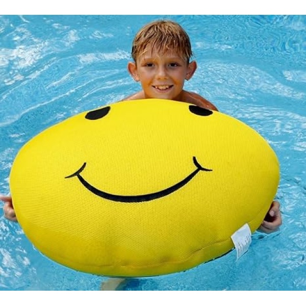 Main Access Seaside Rider Happy Smiley Face Floating Stuffed Pillow  305594 - Image 2