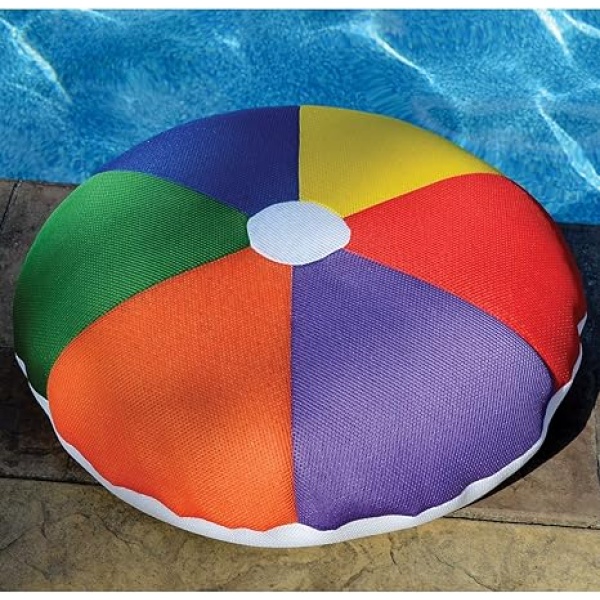 Main Access Seaside Rider Beach Ball 28  Round Floating Mattress - Multi-Colored  305595