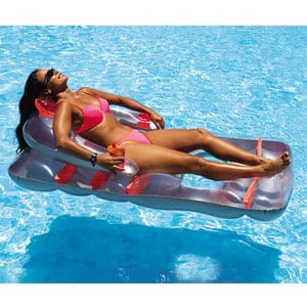 Swimline 66" Inflatable Deluxe Pool Lounge Chair