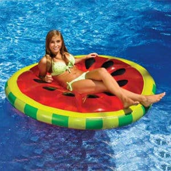 Swimline Watermelon Slice Island Pool Float