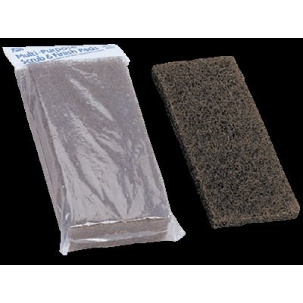 A&B Mr Scrubber Junior Pad Replacement, Coarse Brown