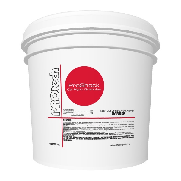 Protech Pro Shock 65 65% Cal Hypo 25 lb Pail