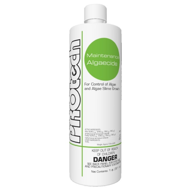 Protech Maintenance Algaecide 50% Quat 32 fl oz Bottle