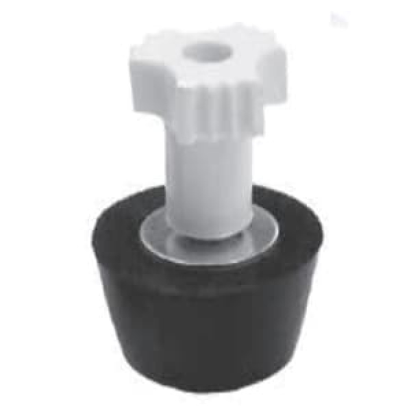 Aladdin Rubber Winter Plug #10 w/ White Easy Grip Knob for 1-1/2" Fitting