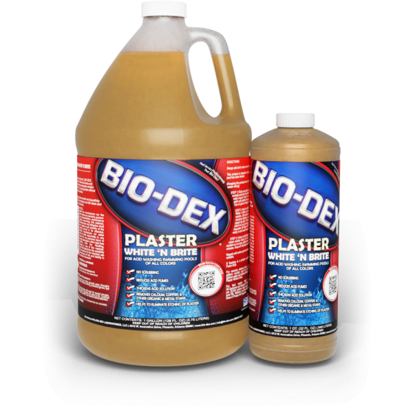 Bio-Dex Plaster White 'N Brite for Acid Wash 1 gal Bottle