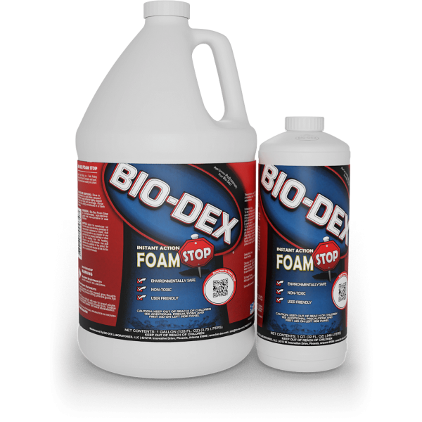 Bio-Dex Spa Foam Stop Anti-Foam 1 gal Bottle