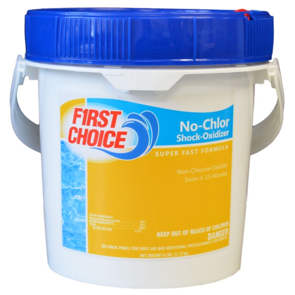 First Choice No-Chlor Shock-Oxidizer 6 lb Pail