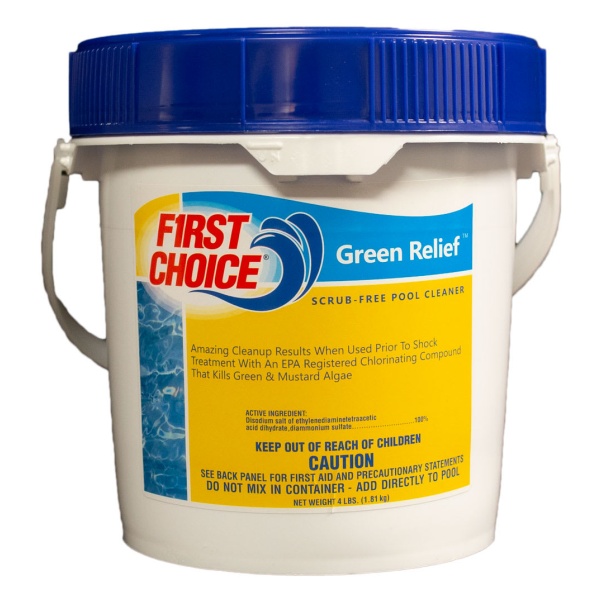 First Choice Green Relief Algaecide 4 lb Bottle