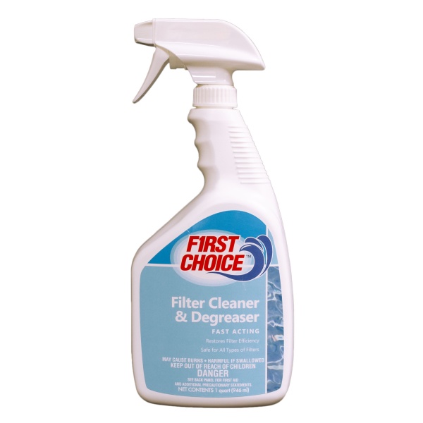 First Choice Filter Cleaner & Degreaser 32 fl oz Bottle