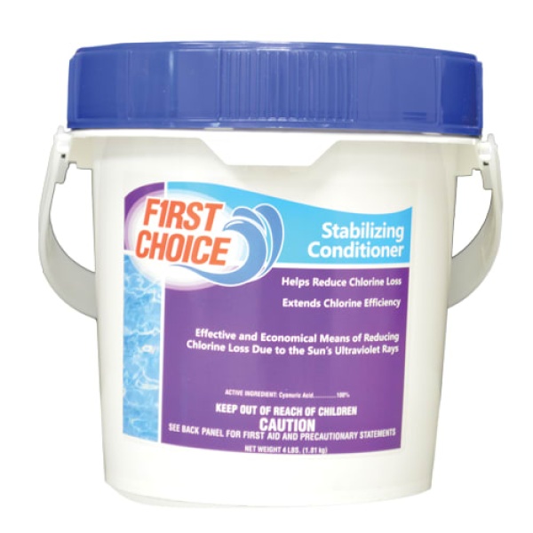 First Choice Chlorine Stabilizing Conditioner 4 lb Pail