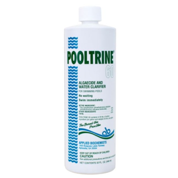 Applied Bio Pooltrine 60 Algaecide 32 fl oz Bottle