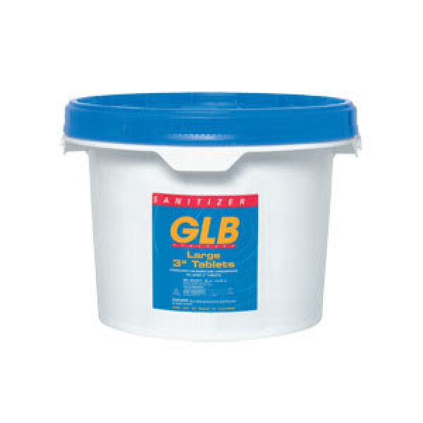 GLB Chlorine 3" Tablets 4 lb Pail