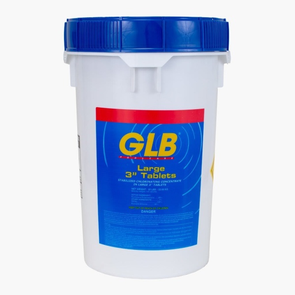 GLB Large 3" Chlorine Tablets  50 LB