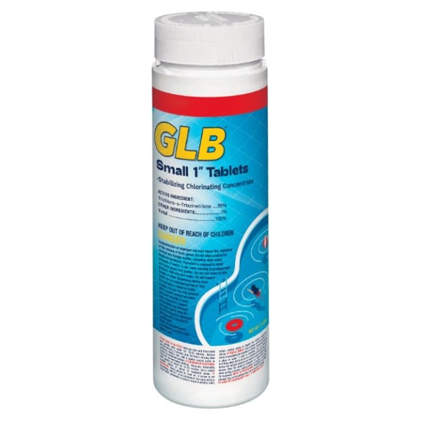 GLB Trichlor Chlorine Sanitizer 1" Tabs 50 lb Pail