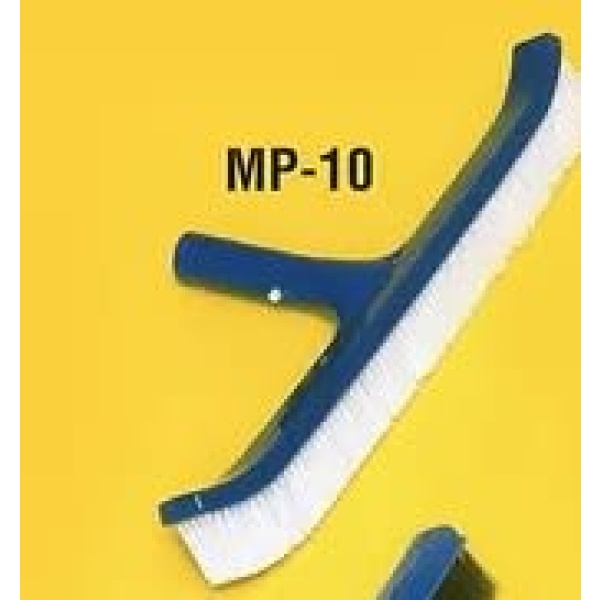 Mp Industries Brush Curved Wall Brush Plastic Back, 18"