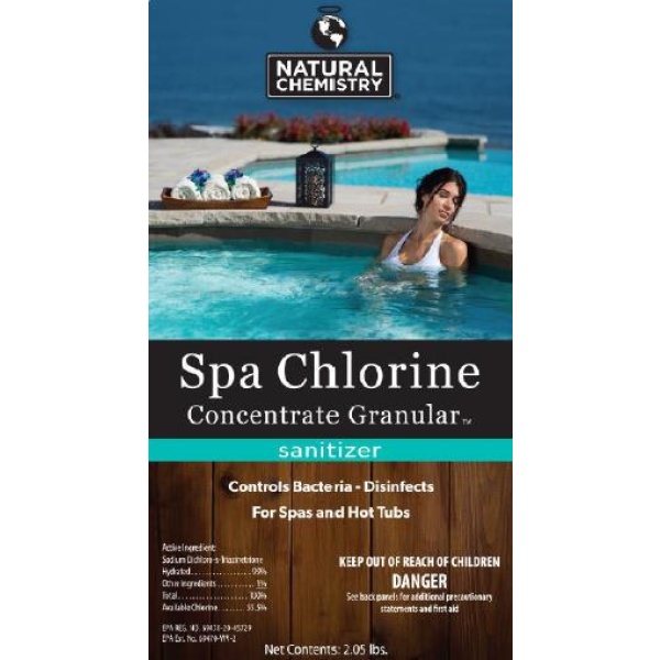 Natural Chemistry Spa Chlorine Concentrate Sanitizer 2 lb Bottle