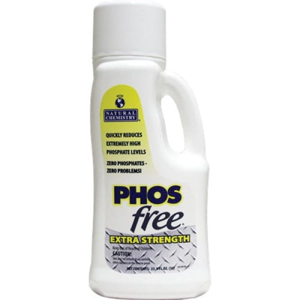 Natural Chemistry PHOSfree Extra Strength Phosphate Remover 1 Liter Bottle