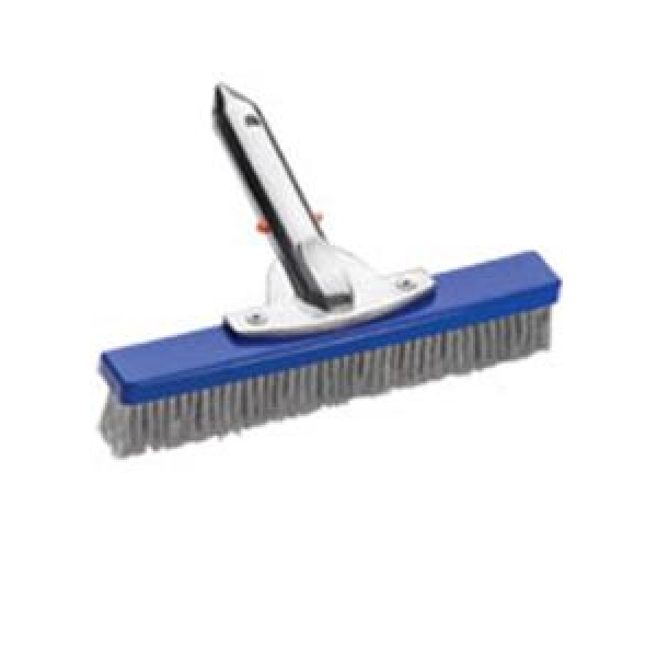 Ocean Blue Aluminum Back Algae Brush , 10"