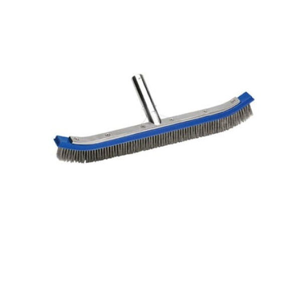 Ocean Blue 18" Curved Algae Brush w/ Aluminum Back