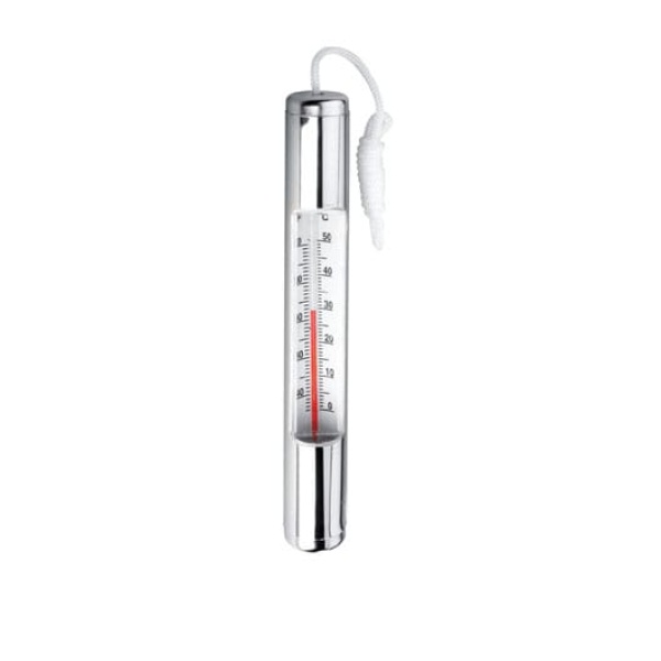 Ocean Blue Chrome Plated Thermometer