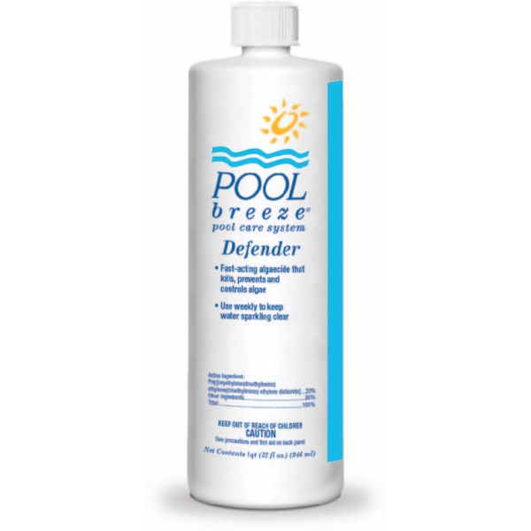 Pool Breeze Defender Algaecide Polyquat 32 fl oz Bottle