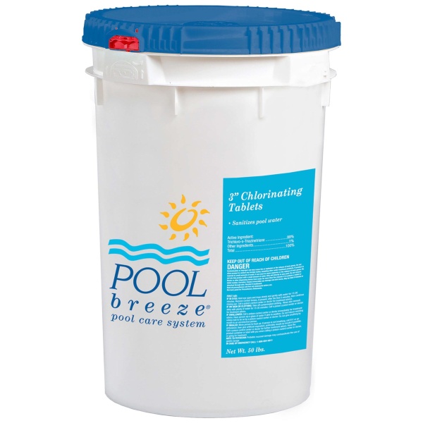 Pool Breeze Chlorinating 3" Tablets 50 lb Pail