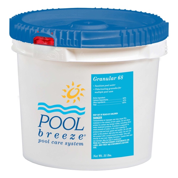 Pool Breeze Granular 68 Cal Hypo Shock 100 lb Drum