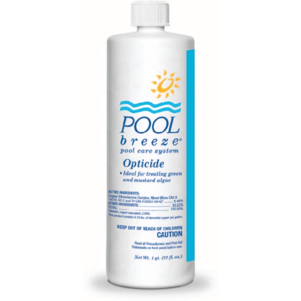 Pool Breeze Opticide Copper Algaecide 32 fl oz Bottle