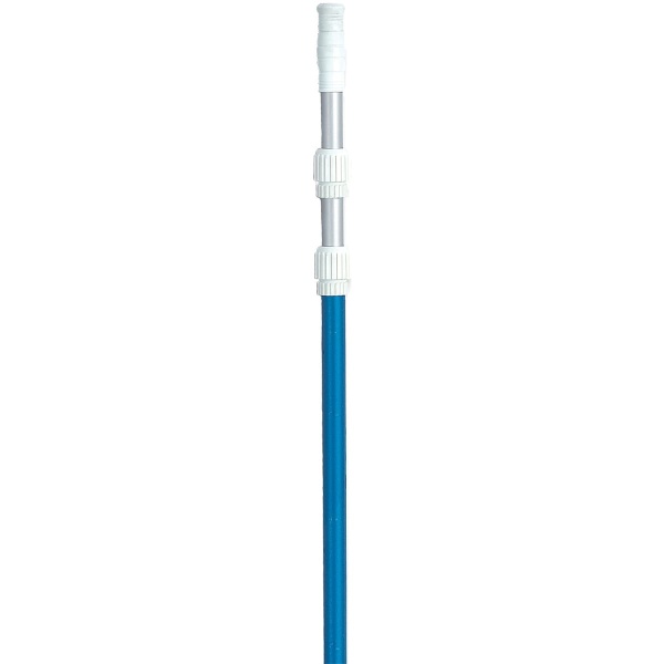 Swimline 5' To 15' 3-Piece Telescopic Pole With Dual External Locking Cams - Blue Anodized Finish