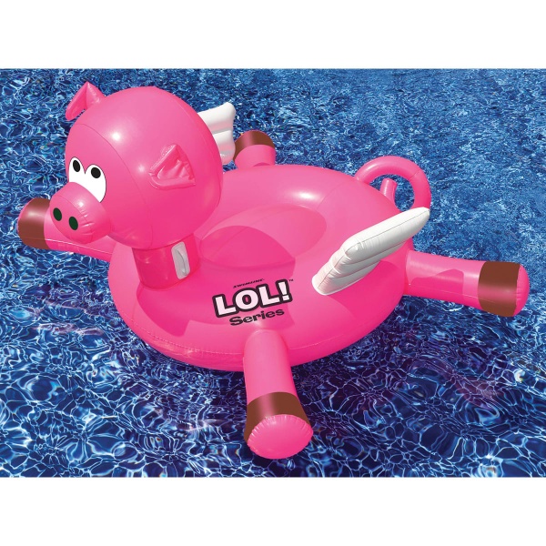 Swimline LOL Flying Pig Pool Float