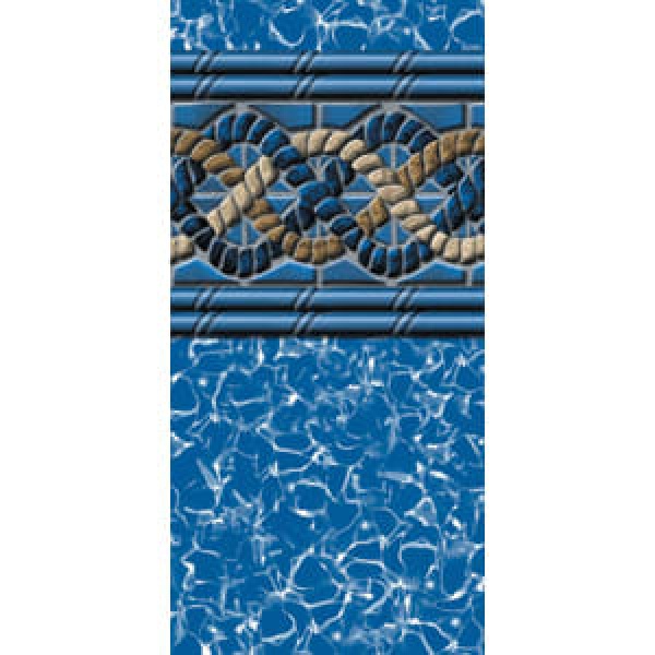 Swimline 12'x24' Oval Mystri Gold Unibead AG Liner 52" Wall