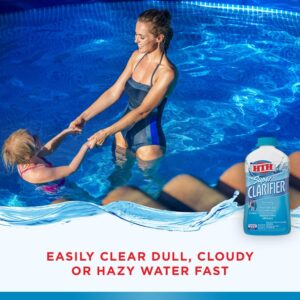 HTH 67023 Super Clarifier Pool Cleaner – 32 fl oz Liquid Swimming Pool Water Clarifier for Crystal Clear Water